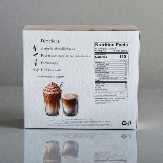 Coffee-Infused Syrup - Nutty Toffee (10 count)